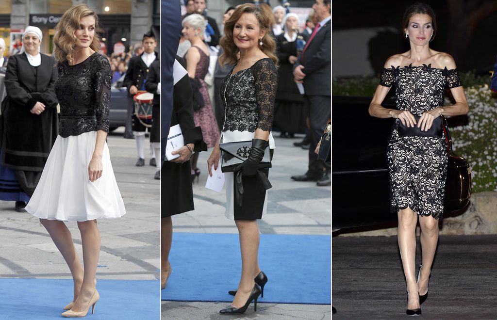 Cuantos Vestidos Tiene La Reina Letizia Genes de estilo 'real': doña Letizia y su madre, como dos gotas de agua