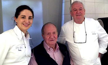 El rey Juan Carlos disfruta de la cocina de Juan Mari Arzak