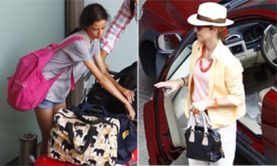 La infanta Elena y su hija, maletas en mano y rumbo a sus vacaciones