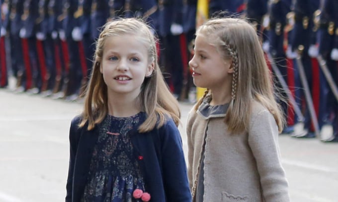 Así han vivido la princesa Leonor y la infanta Sofía el desfile