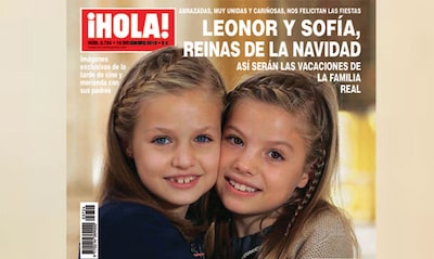 En ¡HOLA!, Leonor y Sofía, reinas de la Navidad: así serán las vacaciones de la Familia Real