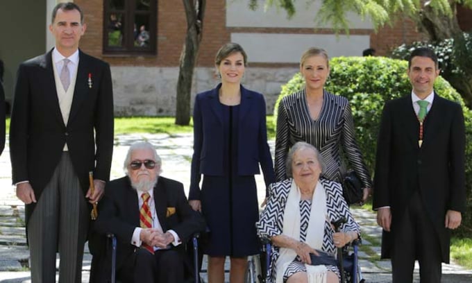 Los reyes Felipe y Letizia presiden la ceremonia de entrega del Premio Cervantes