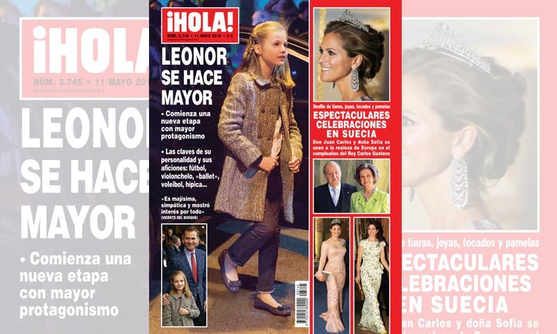 En ¡HOLA!, la princesa Leonor se hace mayor