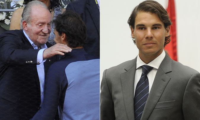 Don Juan Carlos y Rafa Nadal cenaron juntos en el restaurante del tenista