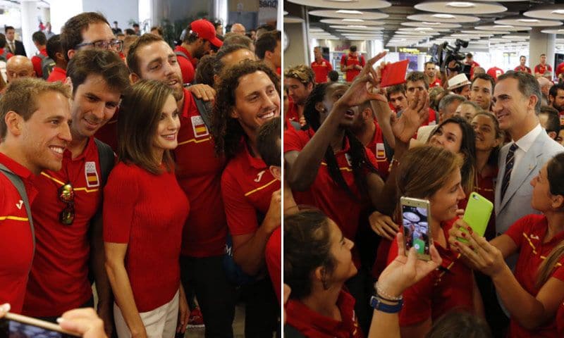 Los Reyes desean 'mucho ánimo y muchos éxitos' al 'gran equipo de España' en su partida a Río de Janeiro 2016