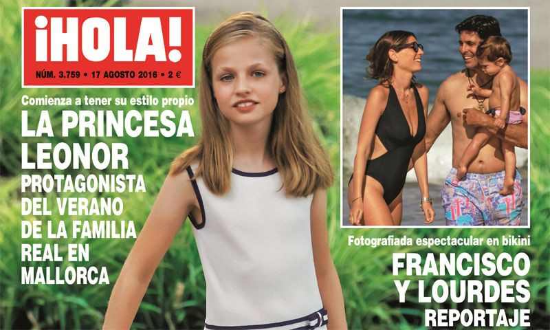 En ¡HOLA!: La princesa Leonor comienza a tener su propio estilo