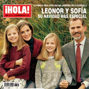 En ¡HOLA!, la Navidad más especial de Leonor y Sofía