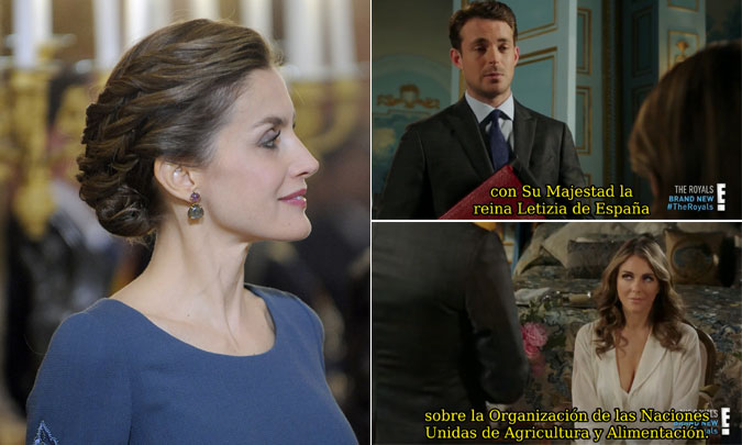 Doña Letizia ‘se cuela’ en la serie americana ‘The Royals’ 