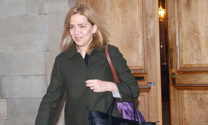 Esta es la primera imagen de la infanta Cristina tras conocer la sentencia del caso Nóos