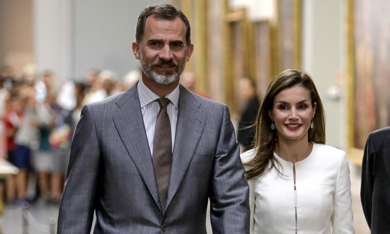 Los reyes Felipe y Letizia acto en su tercer aniversario de proclamación