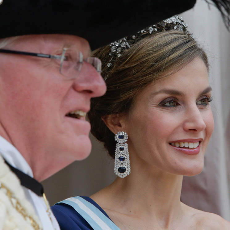 La reina Letizia elige las joyas de la reina Victoria Eugenia para sus citas de gala en el Reino Unido