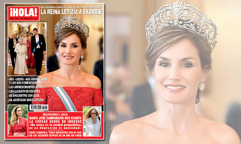 En ¡HOLA!: La reina Letizia, a examen