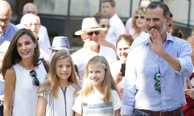 Los Reyes y sus hijas, mañana cultural como despedida de sus vacaciones en Mallorca