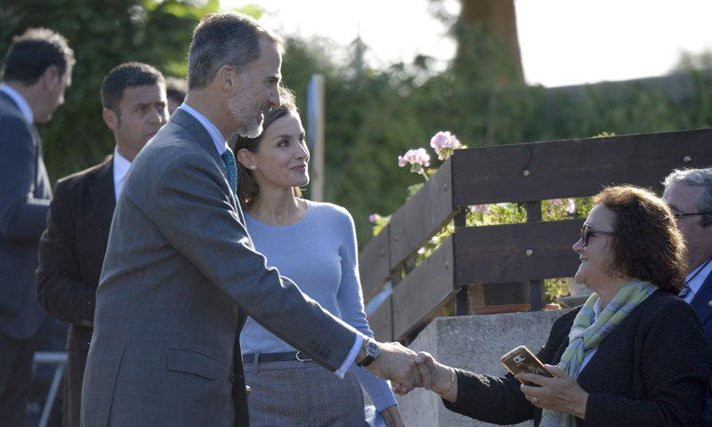 Los Reyes visitan el 'pueblo ejemplar de Asturias', Poreñu