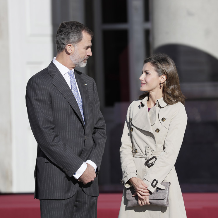 Doña Letizia, muy pendiente y cariñosa con la Primera Dama israelí 