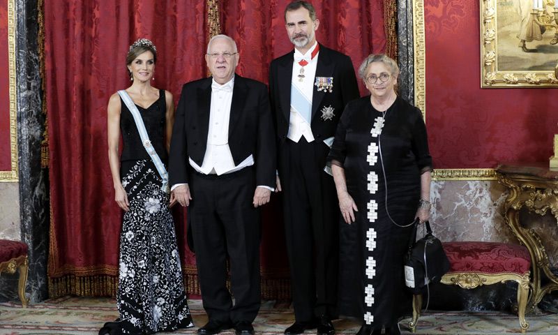 Los Reyes celebran una cena de gala en honor al Presidente de Israel y a su mujer, Nechama Rivlin