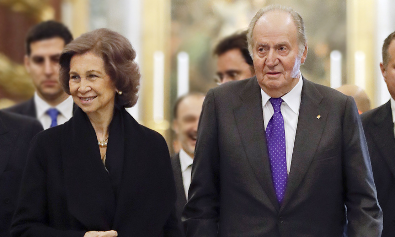 Rey don Juan Carlos y doña Sofía