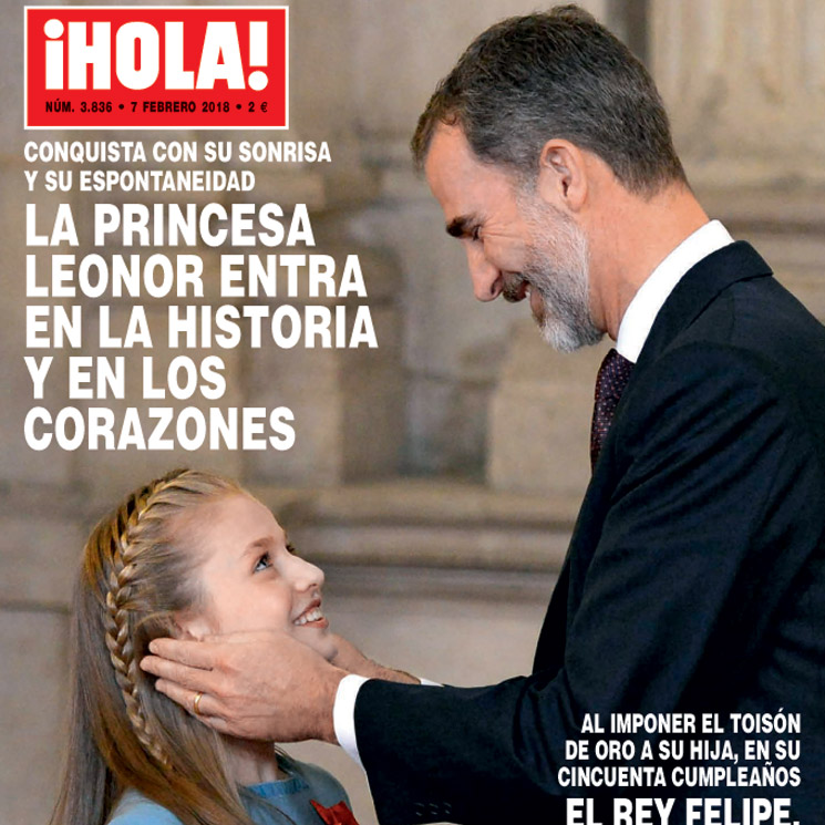 En ¡HOLA!: la princesa Leonor entra en la historia y en los corazones