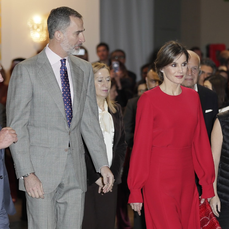 Los Reyes Felipe y Letizia inauguran ARCO en medio de la polémica