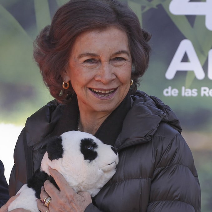 La reina Sofía se reúne con sus queridos pandas