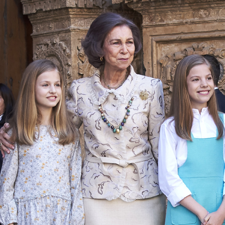 FOTOGALERÍA: Todas las veces que doña Sofía ha posado con sus nietas