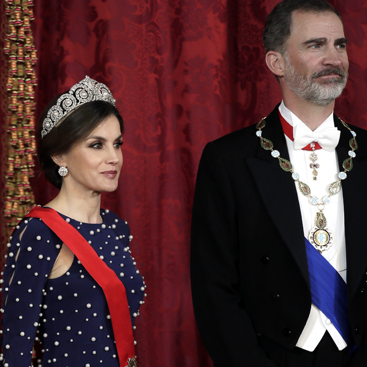Los Reyes ofrecen una cena de gala en honor del Presidente de Portugal, Marcelo Rebelo de Sousa
