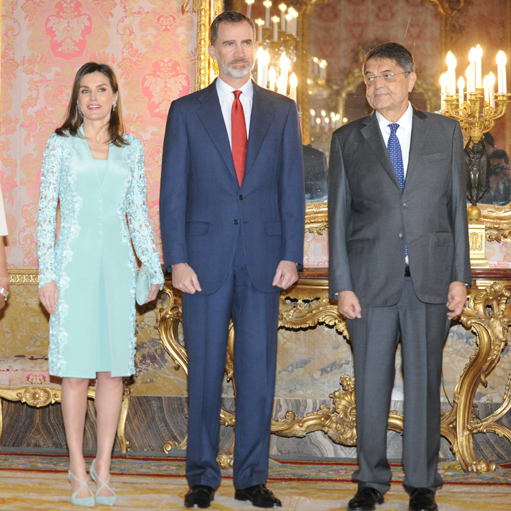 Los Reyes homenajean al Premio Cervantes Sergio Ramírez con un almuerzo en el Palacio Real