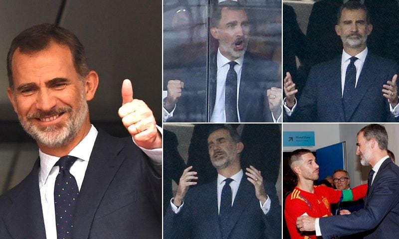 Así vivió Felipe VI la eliminación de 'La Roja' en el Mundial de Rusia