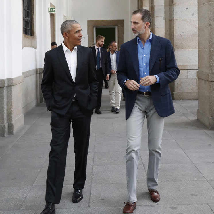 Felipe VI acompaña a Barack Obama a visitar el Museo Reina Sofía
