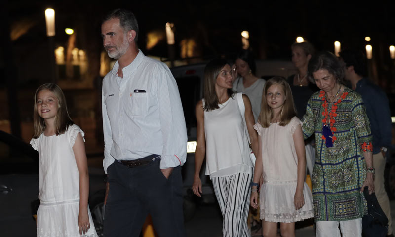 La cena que pone fin a las vacaciones de la Familia Real en Palma de Mallorca