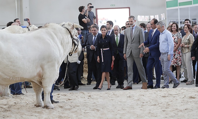 Los Reyes retoman su agenda oficial en la feria agropecuaria de Salamanca