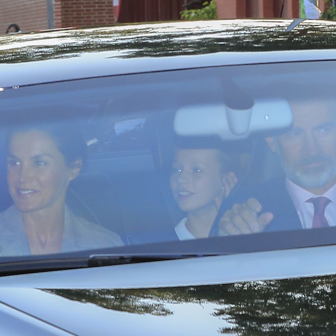 Primer día de colegio para la princesa Leonor y la infanta Sofía
