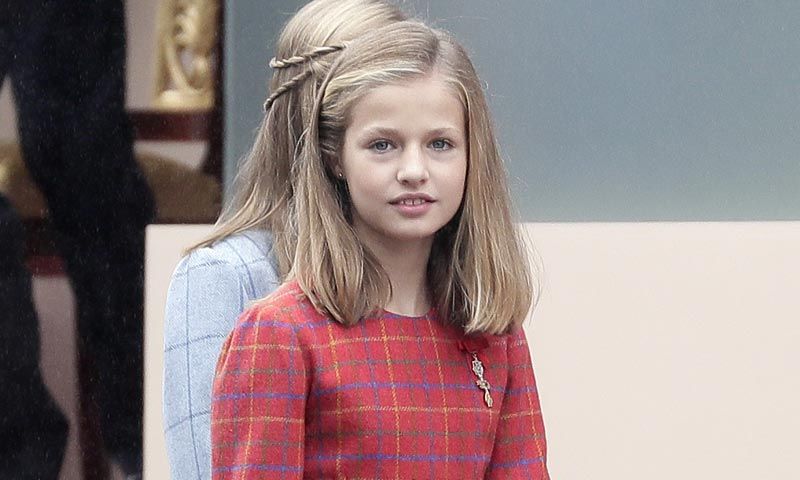 La princesa Leonor luce por primera vez en público la insignia del Toisón de Oro, símbolo de su condición de Heredera de la Corona
