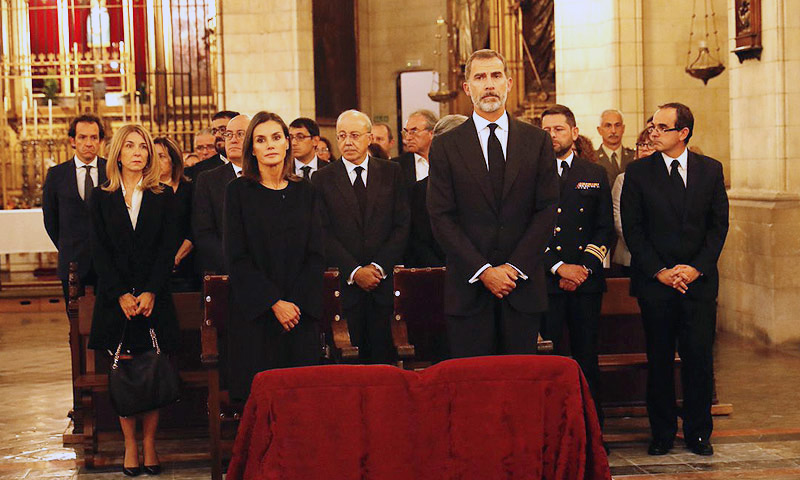 Los Reyes presiden el funeral por las víctimas de las inundaciones de Mallorca