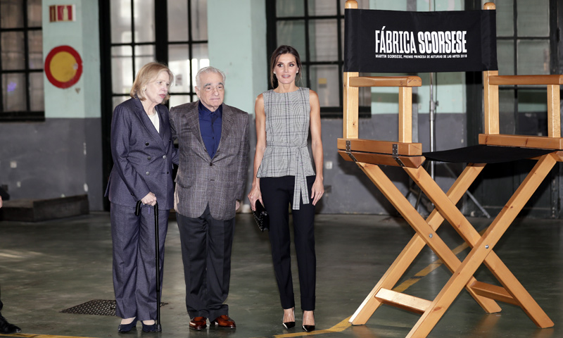 ¡Un encuentro de cine! Doña Letizia conoce a Martin Scorsese, premio Princesa de Asturias de las Artes