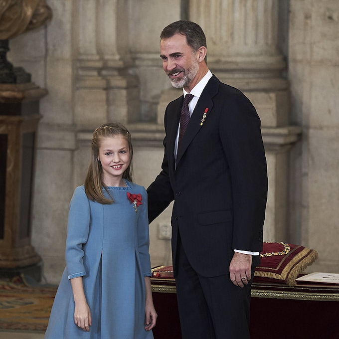 Así celebrará la princesa Leonor su 13 cumpleaños: leerá la Constitución junto a su padre