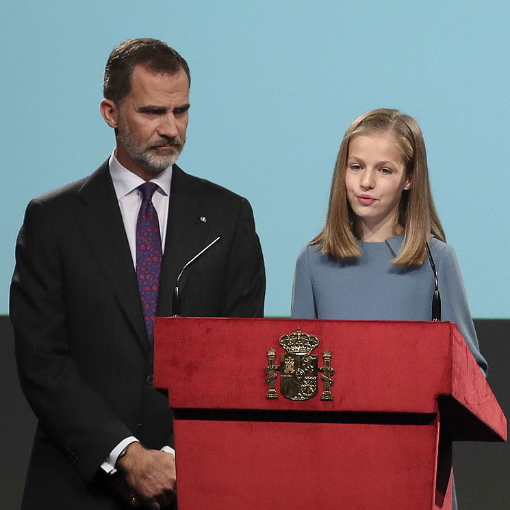 Así ha sido el debut público de la princesa de Asturias el día de su 13º cumpleaños 