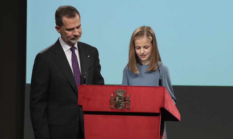 La princesa Leonor se suma a las celebraciones por el 40 aniversario de la Constitución Española