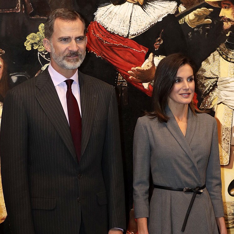 Los Reyes comienzan la gran semana de la Constitución con un acto en el museo Reina Sofía