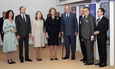 Don Juan Carlos y Doña Sofía inauguran una exposición sobre los 40 años de democracia