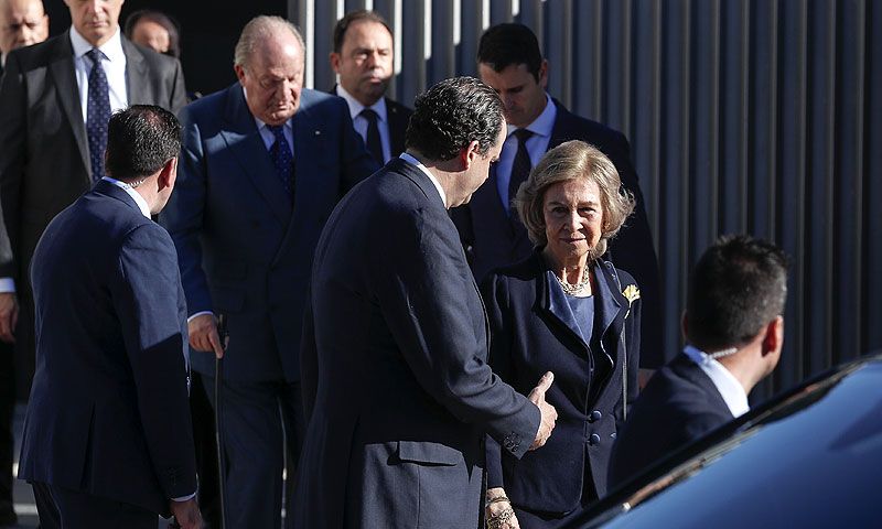 Don Juan Carlos y doña Sofía acuden al tanatorio para despedir a Miguel Primo de Rivera