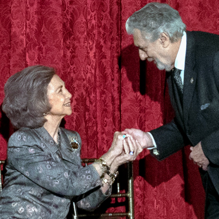 La reina Sofía viaja hasta Nueva York para entregar un premio a su 'buen amigo' Plácido Domingo
