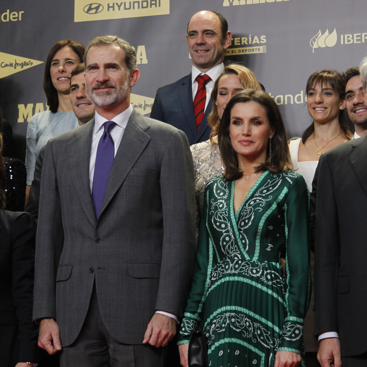 Los Reyes se van de celebración con la élite del deporte español y don Felipe se lleva un premio