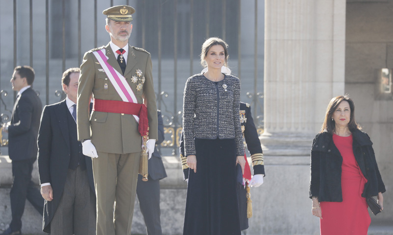 Los reyes Felipe y Letizia presiden, por quinto año, la tradicional Pascua Militar