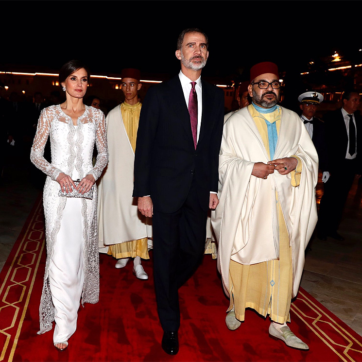 El Palacio de Rabat se viste de gala para recibir a don Felipe y doña Letizia