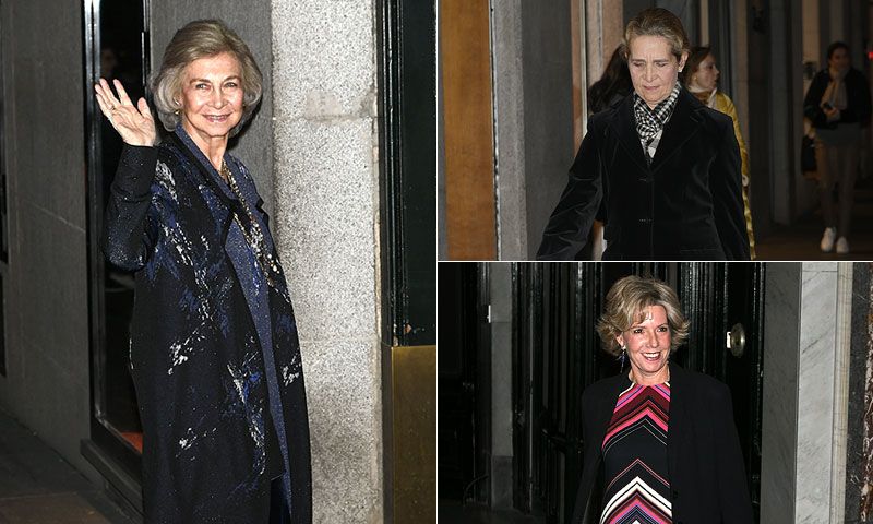 La reina Sofía no se pierde la gran fiesta por el 80 cumpleaños de la infanta Margarita