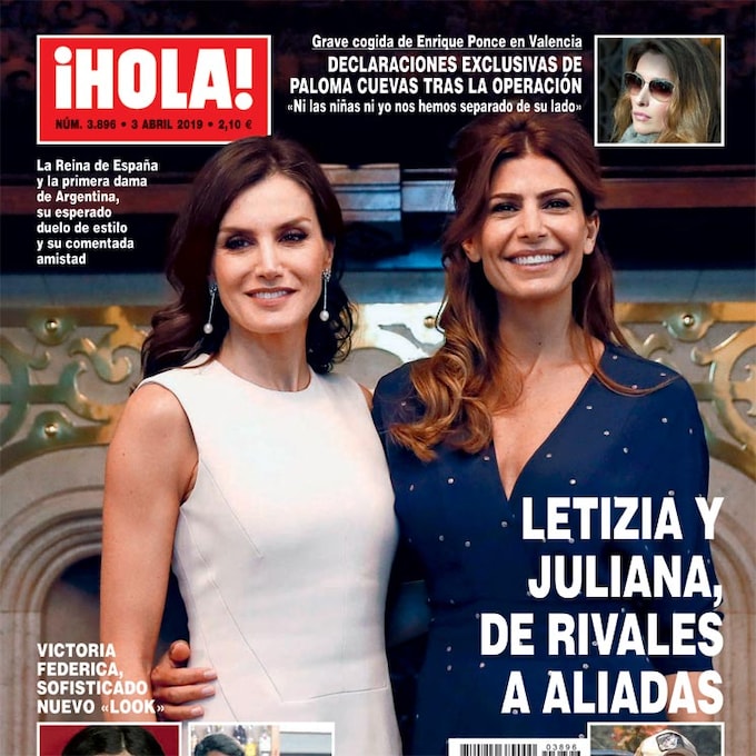 En ¡HOLA!, Letizia y Juliana, de rivales a aliadas
