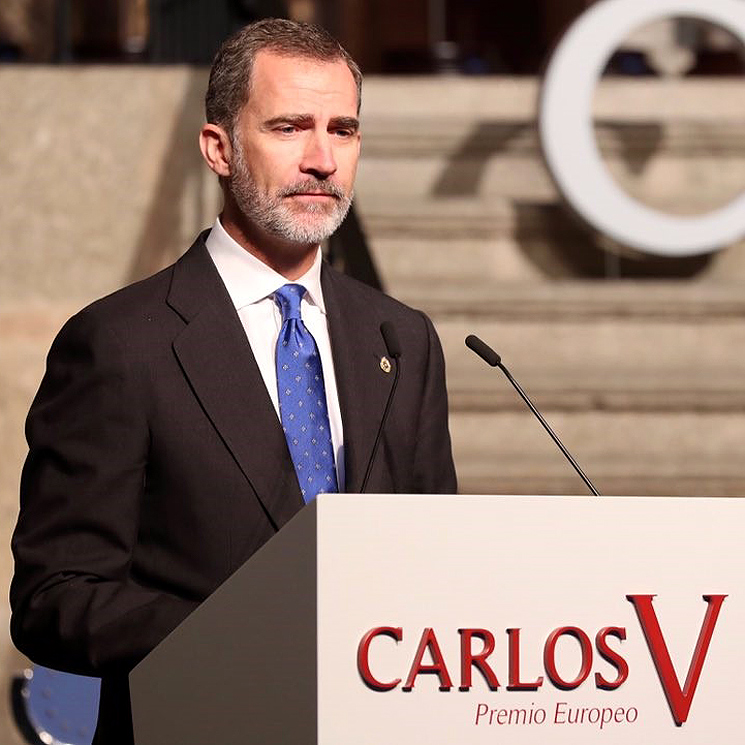 El Rey entrega el premio Carlos V en el Monasterio de Yuste