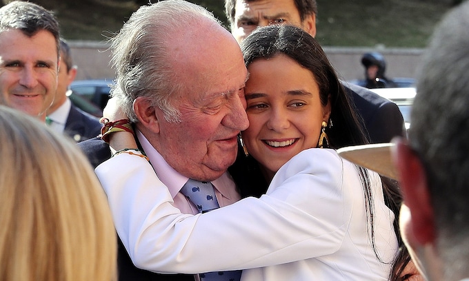 Don Juan Carlos y Victoria Federica