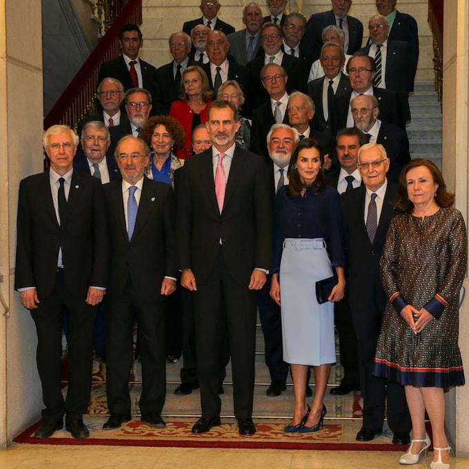 Don Felipe y Doña Letizia presiden, por tercera vez, la reunión de la Real Academia Española